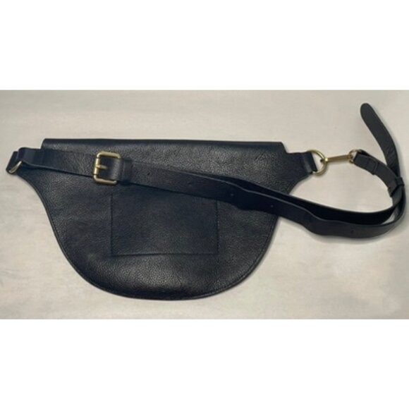 Banana Republic Factory Black Leather Crossbody Bag - Picture 5 of 10